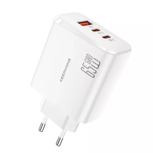 65W Type-C GaN Şarj Cihazı - Beyaz