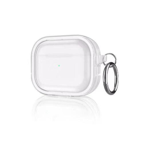 Airpods Pro 2 Shiny Şeffaf Kılıf - Beyaz