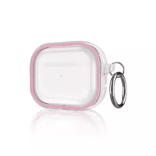 Airpods Pro 2 Shiny Şeffaf Kılıf - Pembe