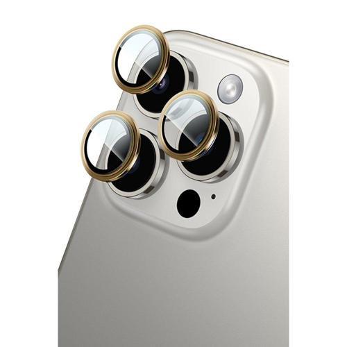 iPhone 16 Pro/Max Metal Kamera Lens - Çöl