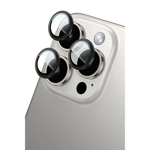 iPhone 16 Pro/Max Metal Kamera Lens - Siyah