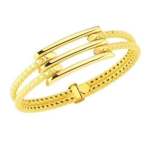 Kaburga Kelepçe İnce 2 Sıra 22,00 Gram 22 Ayar Altın