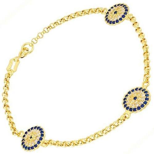 Sinyoralı 14 Ayar Altın Doç Bileklik