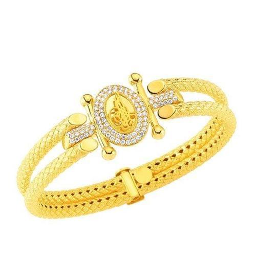 Kaburga Kelepçe Tuğralı 2 Sıra 20,73 Gram 22 Ayar Altın