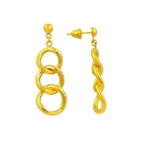 Küpe Uzay Yolu Model 8,30 Gram 22 Ayar Altın