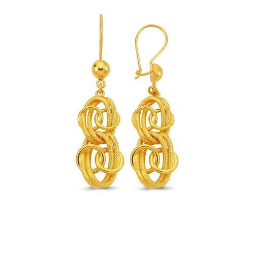 İpekyolu Küpe İkili 22 Ayar Altın