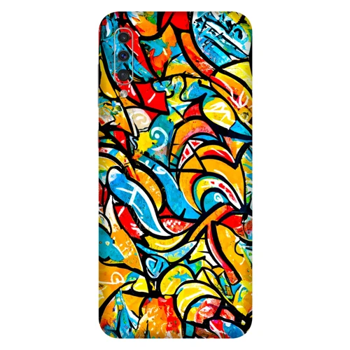 Samsung A50 Kaplama Sokak Grafitisi