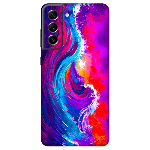 Samsung S21 Fe Kaplama Mor Dalgalar