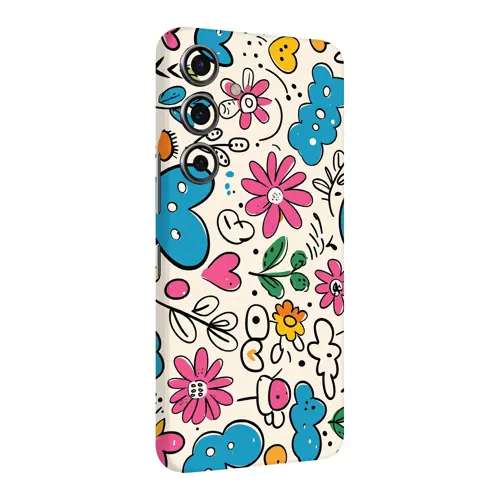 Samsung S23 Fe Kaplama Renkli Bahçe