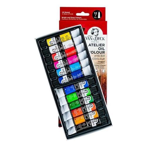 Atelier Yağlı Boya Seti 12 Renk x 12 ml.