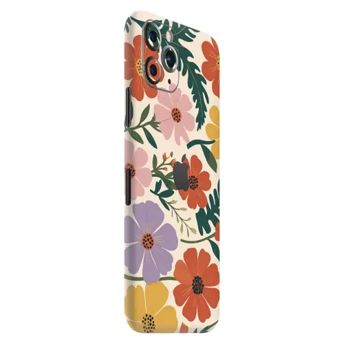 İphone 11 Pro Max Çiçek Kaplamaları