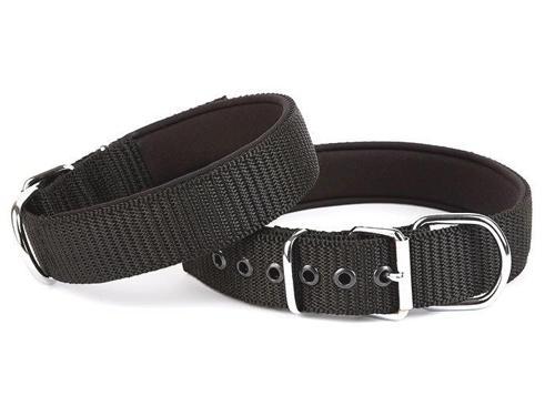 Konfor Seri Dokuma Köpek Boyun Tasması 4x57-65cm Siyah