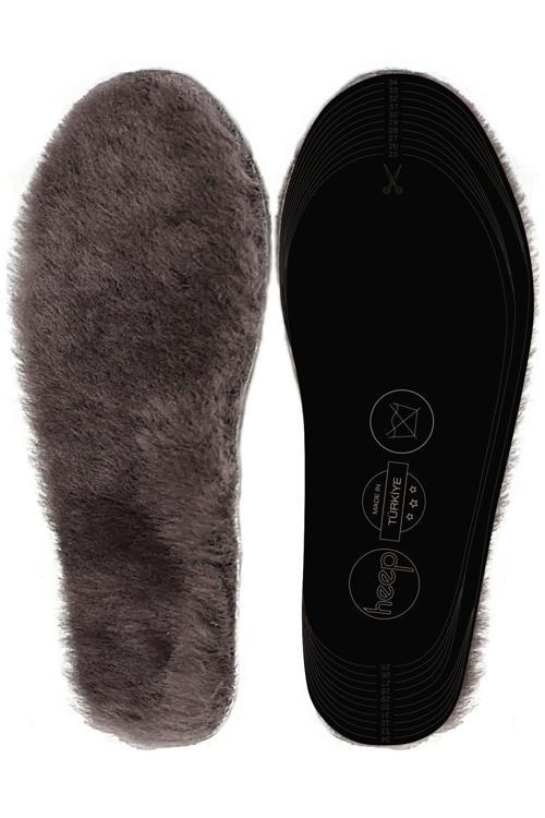 Gerçek Kürklü Hakiki Deri 25-35 Numara Ayakkabı Küçültme Tabanlığı