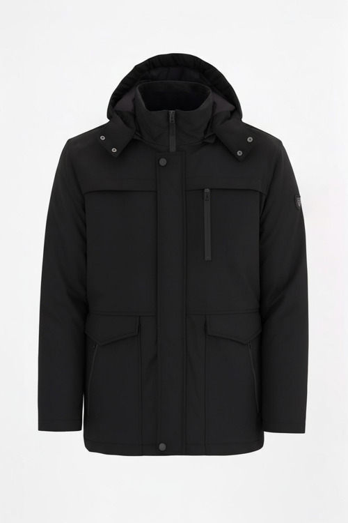 Erkek Siyah Erkek Kışlık Şişme Kaban – Sıcak Tutan, Hafif ve Şık Tasarım Mont&Kaban