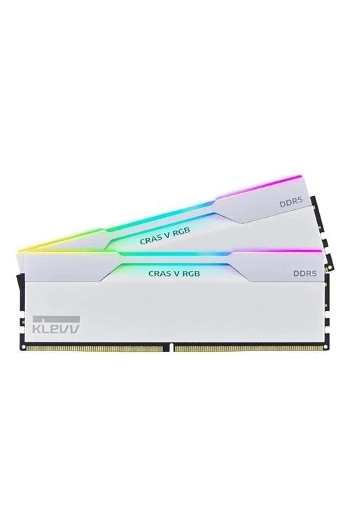 Cras V Rgb 64Gb (2X32Gb) 6400Mhz Cl32 Ddr5 Heatsink Brilliant White Ram