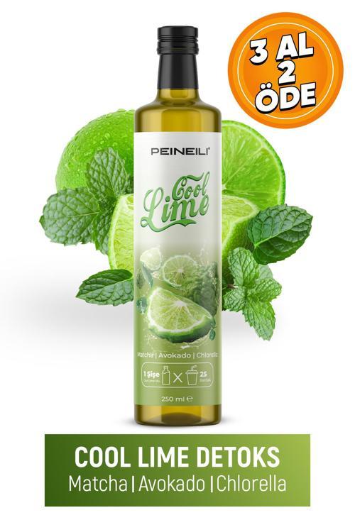 Cool Lime Matcha, Avakado, Chlorella Içeren Detox Mix Detoks Suyu 250 Ml