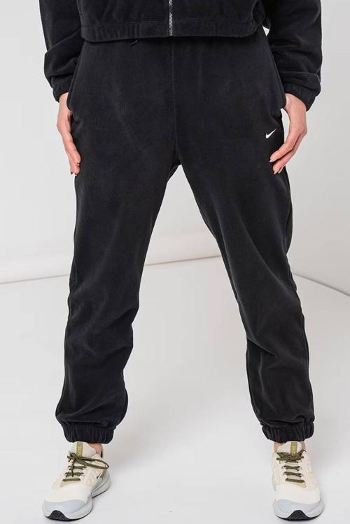 Therma Fit One Loose Fit High Rise Fleece Training Kadın Bol Kesim Yüksek Bel Eşofman Altı Siyah