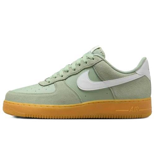 Air Force 1 07 AF1 Unisex Leather Sneaker Hakiki Deri Unisex Günlük Spor Ayakkabı Yeşil