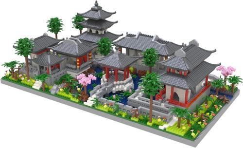 Kadablk Suzhou Bahçesi'nin Çin Tarzı Mimarisi - 3888 Parça