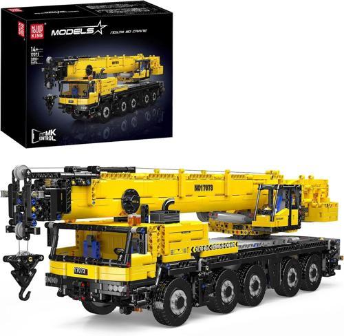 Mould King 17073 Mühendislik Kamyonu İnşaat Seti, Uzaktan Kumandalı - 3218 Parça