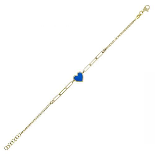 Altın Kalp Bileklik T075908