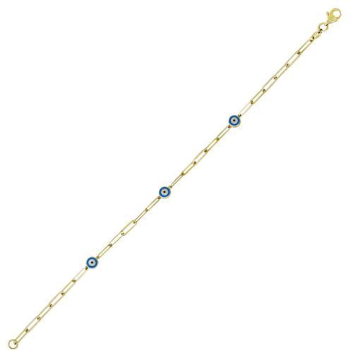 Altın Nazar Boncuklu Bileklik T075593