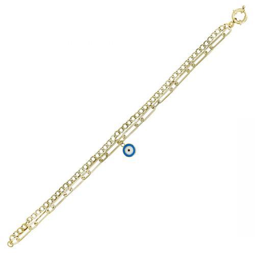 Altın Nazar Boncuklu Bileklik T075892