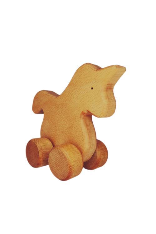 Oyuncak Bebek Arabası Unicorn Figürlü El Yapımı