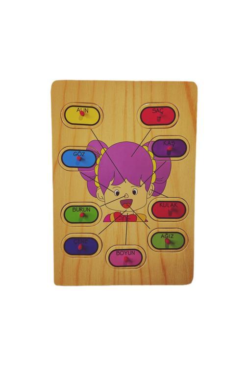 Yüzümü Öğreniyorum Tanıyorum Puzzle Aktivite Oyunu