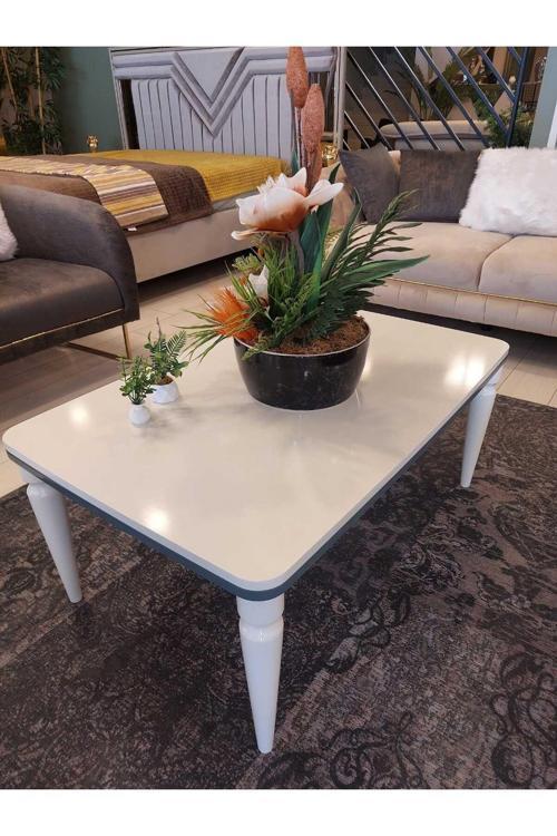 Orta Sehpa Lüx Krem Antrasit