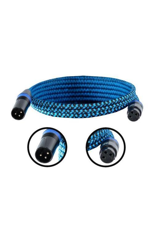 MXLR-3M Yüksek Kaliteli XLR TO XLR 3 mt. Mikrofon Kablosu