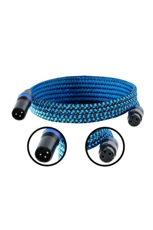 MXLR-5M Yüksek Kaliteli XLR TO XLR 5 mt. Mikrofon Kablosu