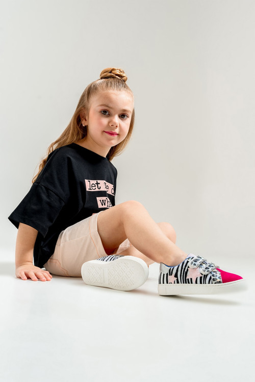 Kız Çocuk Fuşya Sneaker Ayakkabı