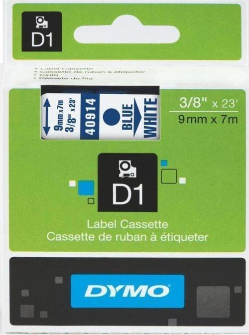 D1 Şerit 9 Mm X 7 Metre Beyaz/ Mavi 40914