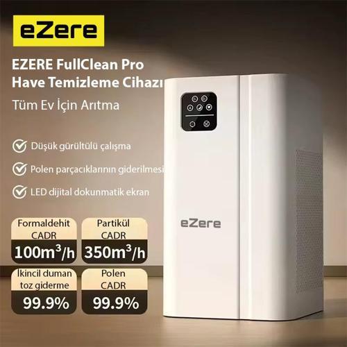 FullClean Pro Have Temizleme Cihazı 350 CADR, LED ekran, iyon ve sessiz çalışma ile toz, duman, poleni %99.9 filtreler. Temiz hava