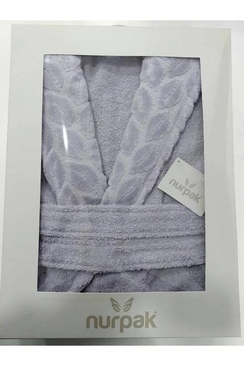 Battal Boy Tek Bornoz Şalyaka-Hazal Gri (Beden 2XL-3XL)