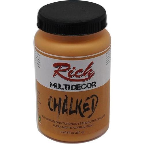 Multi Decor Chalked Akrilik Boya 250 cc. 4518 BARCELONA TURUNCU