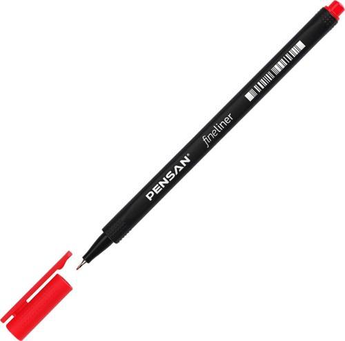 Fineliner Keçe Uç Kalem 0,4 Mm Kırmızı 6500 (10 Lu Paket)