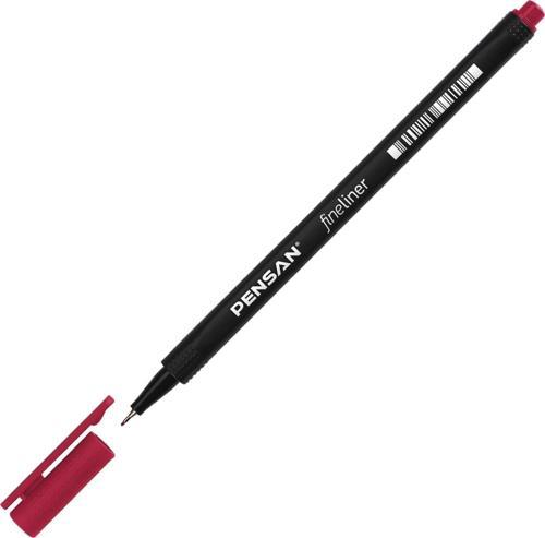 Fineliner Keçe Uç Kalem 0,4 Mm Vişne 6500 (10 Lu Paket)