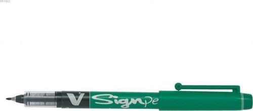 Roller Kalem Signo Pen İmza Kalemi Yeşil 2,0 Mm Sw-Vsp-G (12 Li Paket)