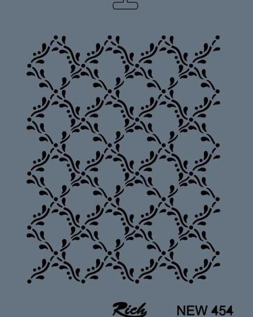 Stencil Boyama Şablonu 25x35 cm. NEW-454