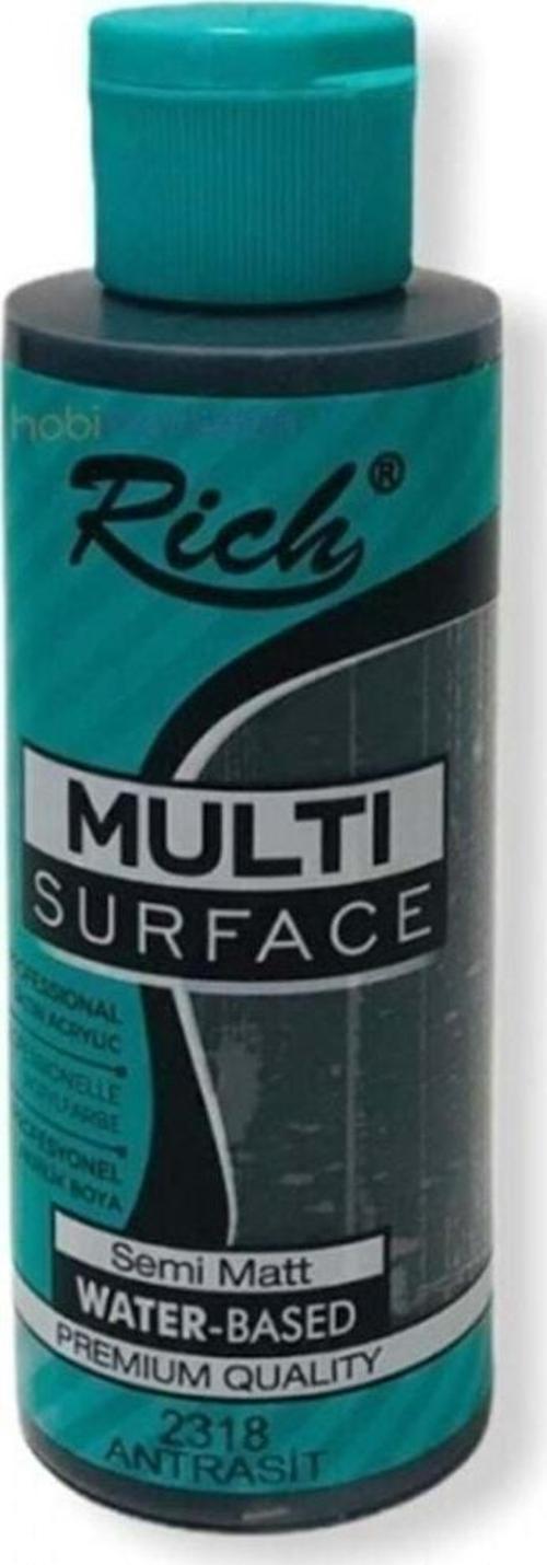 Akrilik Boya Multi Surface 120 Cc Antrasit 2318