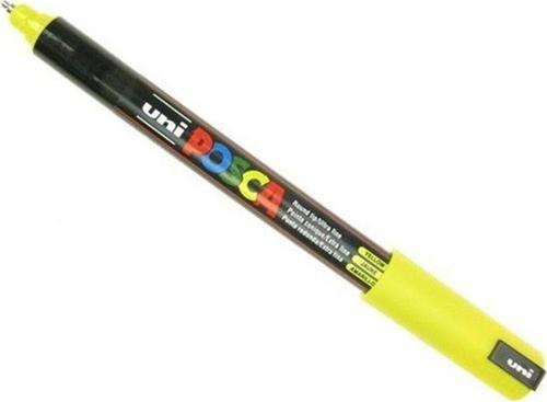 Markör Boyama Kalemi Posca Su Bazlı Poster 0.7 Mm Sarı PC-1MR (6 Lı Paket)