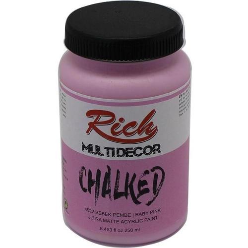 Multi Decor Chalked Akrilik Boya 250 cc. 4522 BEBEK PEMBE