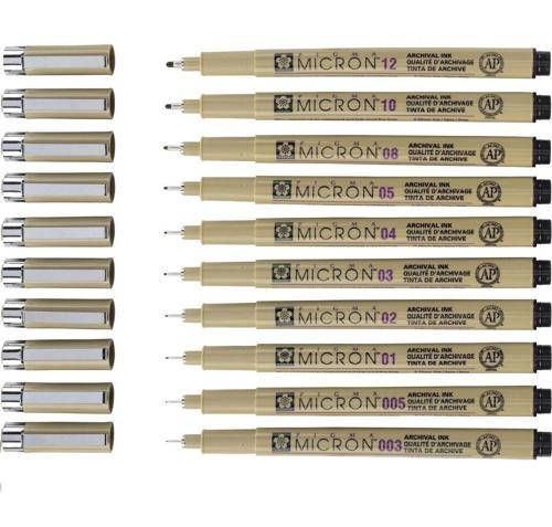 Pigma Micron Çizim Kalemi Seti 10'lu