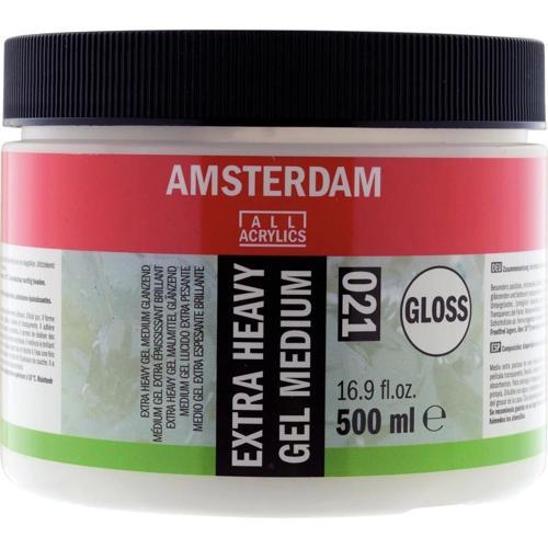 Amsterdam Extra Heavy Gel Medium Gloss 021 Extra Kuvvetli Jel Medyum Parlak 500 ml.