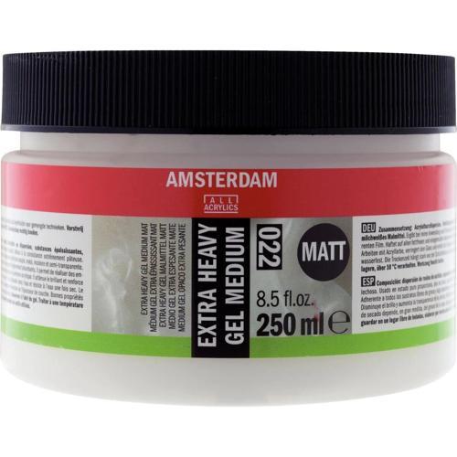 Amsterdam Extra Heavy Gel Medium Matt 022 Extra Kuvvetli Jel Medyum Mat 250 ml.
