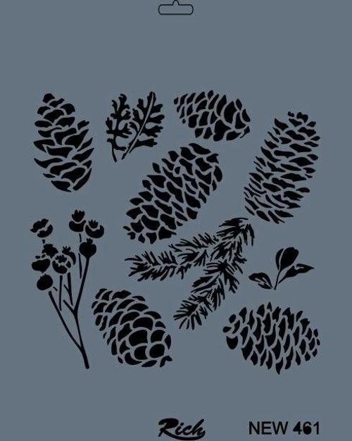 Stencil Boyama Şablonu 25x35 cm. NEW-461