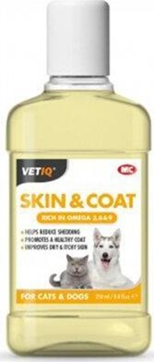 Vetıq Skin & Coat Omega 3 6 9 Köpek Ve Kedi İçin Deri Tüy Bakım Yağı  250 Ml