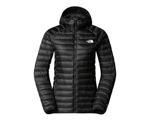 W Bettaforca Lt Down Hooded Jacket Kadın Outdoor Mont (800 Dolgu Kaz Tüyü) NF0A8E0JKX71 Siyah